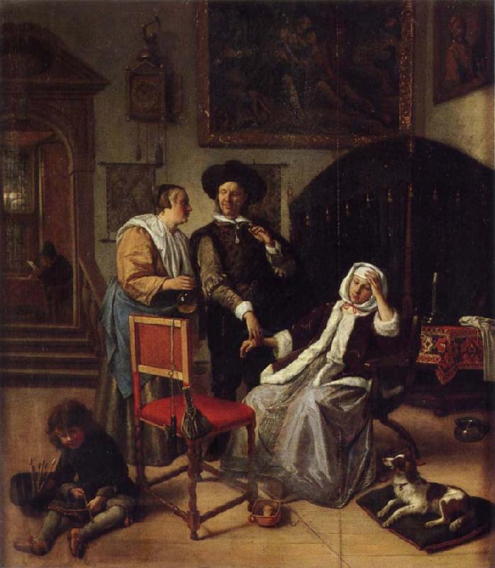 Jan Steen The Doctor-s vistit oil painting picture